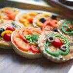 Delicious Vegetable Mini Pizza