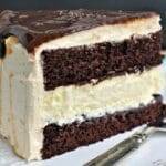 Salted Caramel Chocolate Cheesecake Cake