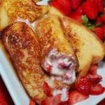 Strawberry French Toast Roll Ups