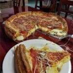 HOMEMADE CHICAGO STYLE DEEP DISH PIZZA