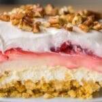 Layered desserts: No-Bake Cherry Cheesecake Lush