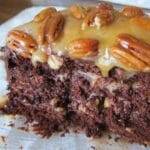 Easy Homemade Chocolate Turtle Cake Recipe