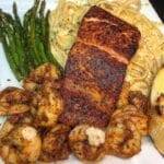 Cajun Salmon Alfredo