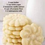 Shortbread cookies recipe