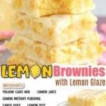 Lemon brownie