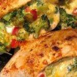 Cheesy Garlic Butter Mushroom Stuffed Chicken!!!