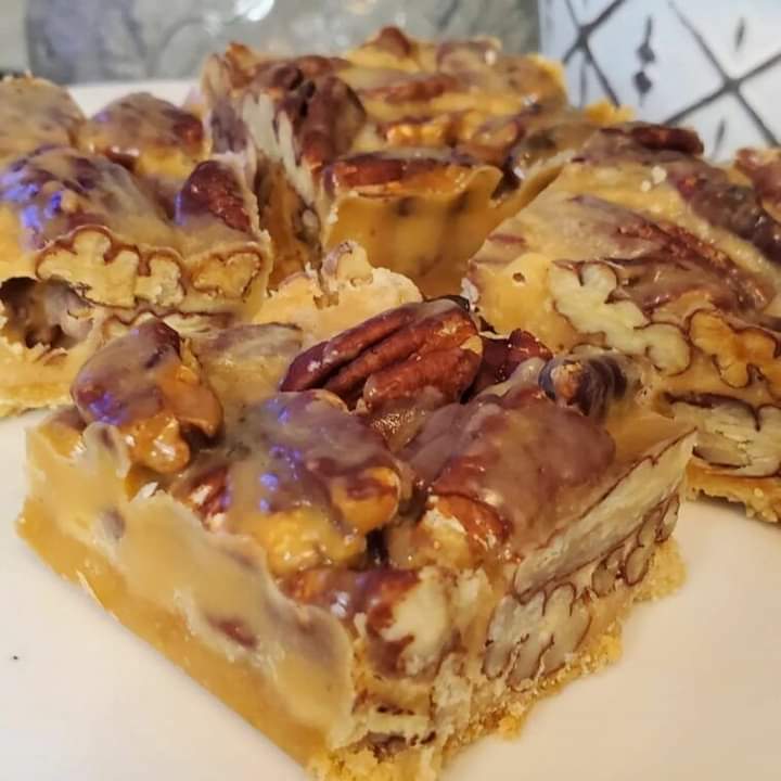 Caramel Pecan Dream Bars Tasty Recipes