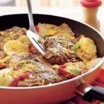 Cheesy Steak and Potato Skillet