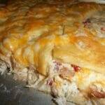 Chicken Bacon Buffalo Ranch Crescent Bake