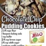 Chocolate Chip Pudding Cookies