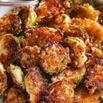 Garlic Parmesan Roasted Brussel Sprouts