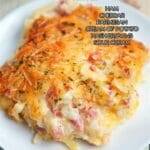 Ham & Cheese Brown Casserole