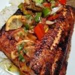 Jerk Lemon Pepper Salmon