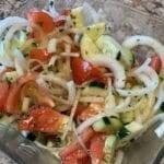 Marinated Cucumbers, Onions, and Tomatoes!!!