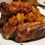 PORK RIBS WITH GOLDEN PINEAPPLE
