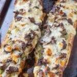 PHILLY CHEESESTEAK CHEESY BREAD