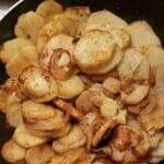 COULD YOU EAT THESE FRIED POTATOES AND ONIONS FOR SUPPER?