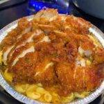 HONEY GLAZE SWEET & SPICY FRIED CHICKEN AND BUTTERMILK MAC & CHEESE