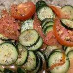 Marinated Cucumber, Onion, and Tomato Salad