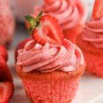 This Sweet Strawberry Cupcake