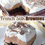 French silk pie brownies