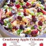 A delicious fall twist on coleslaw