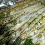 Asparagus with cheese