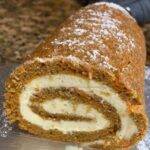 Carrot Cake Roll with Cream Cheese