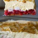 RHUBARB PUDDING BARS