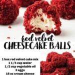 Red Velvet Cheesecake Balls!
