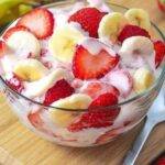 Strawberry Banana Cheesecake Salad