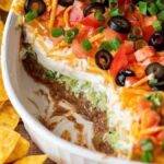 The Best 7 Layer Taco Dip