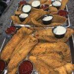 Golden fried catfish
