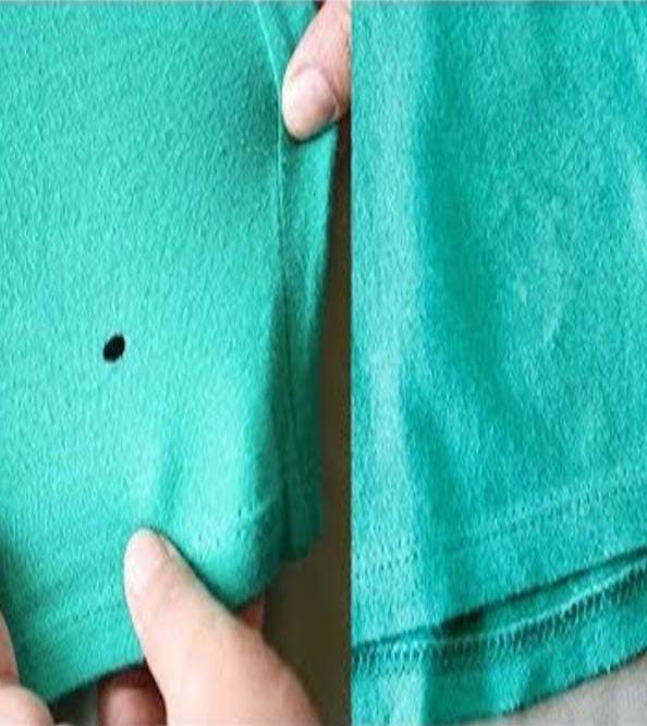 How To Fix A Hole In Clothing Without Sewing