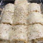 Chicken Alfredo Lasagna Rolls