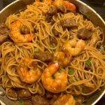Shrimp & Teriyaki Steak Noodles