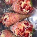 Strawberry Crunch Cheesecake Cones