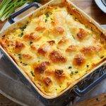 The topping of this Magic Chicken Pie is absolutely mouthwatering! Must make again!