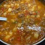 Spicy Potato Hash with Ground Beef and Veggies