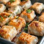 Baked Shrimp and Chive Rice Paper Dumplings