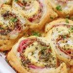 Ham and Cheese Pinwheels