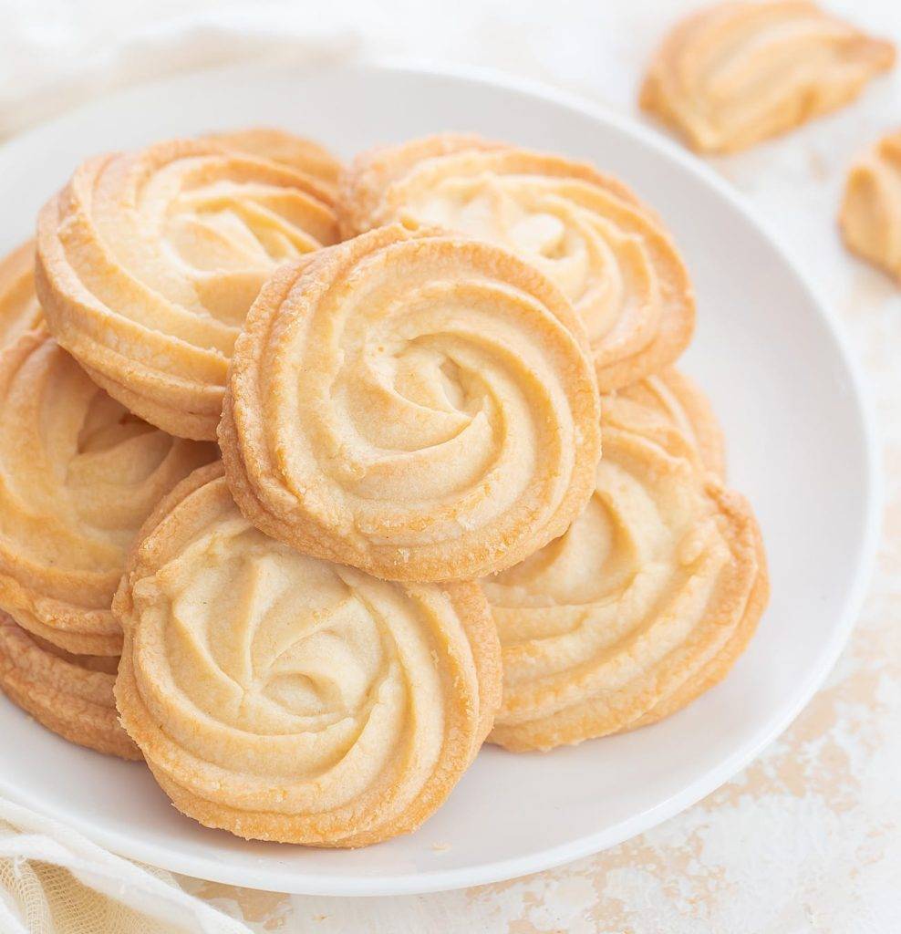 3 Ingredient Butter Cookies