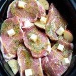 CROCKPOT RANCH PORK CHOPS AND POTATOES