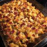 Chicken Bacon Ranch Potato Bake