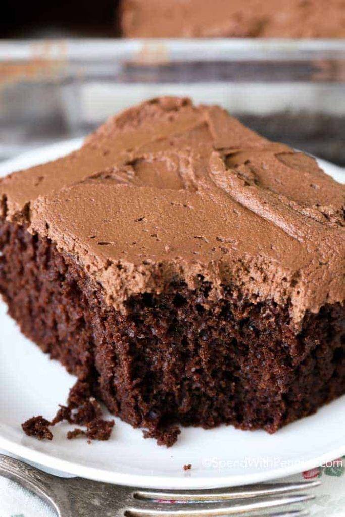 Easy Chocolate Mayonnaise Cake