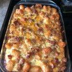 Breakfast Casserole with Tater Tots