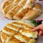 Recipe for Stuffed Flatbread with Cheese