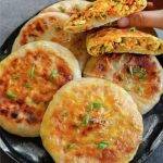 Savory Stuffed Breakfast Pancakes in the Chinese Style